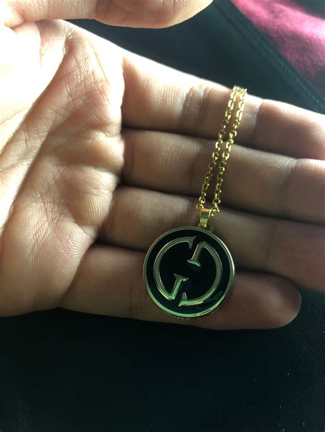 gucci skeleton necklace|gucci necklace vintage.